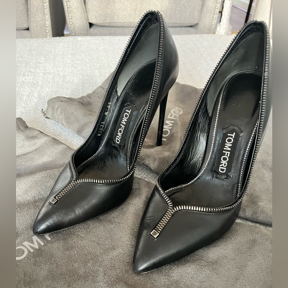 Tom Ford Zipper Pump Heels